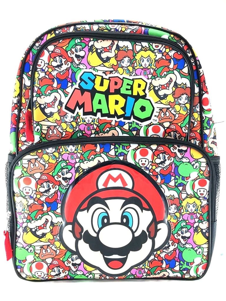 Super Mario All Over Print Backpack