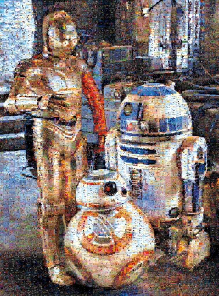 C3-PO, R2D2 and BB8 Puzzle