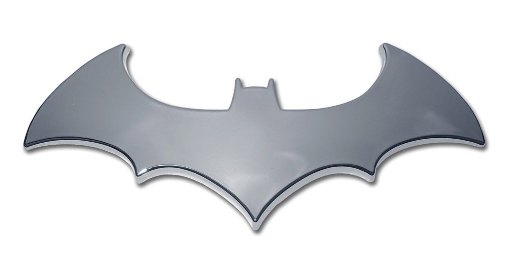 Batman Bat Chrome Emblem