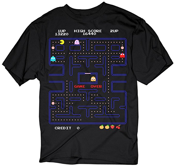 Pac-Man Map Shirt