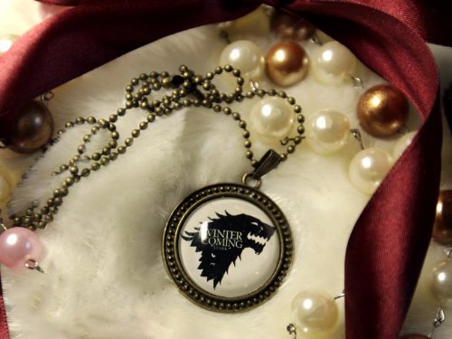 House Stark Winter is Coming Pendant