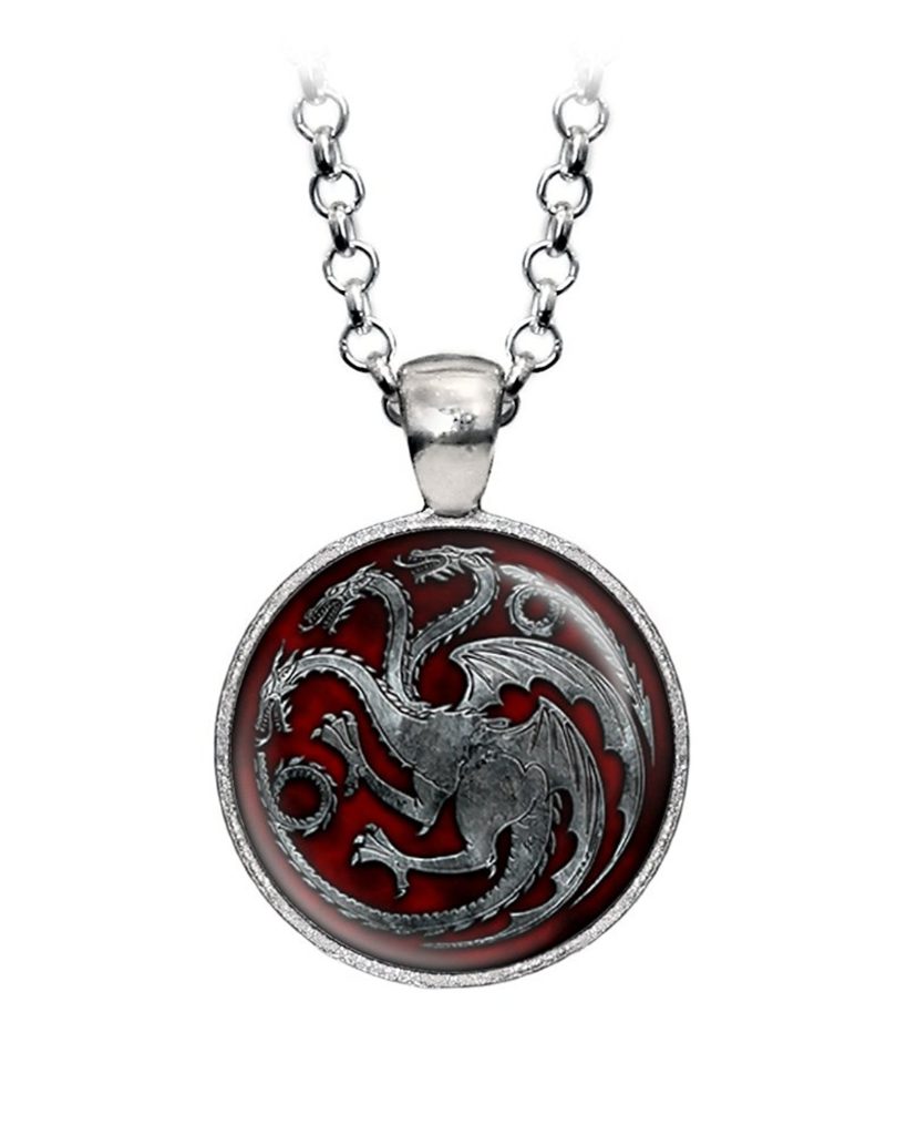 House Targaryen Three Headed Dragon Pendant