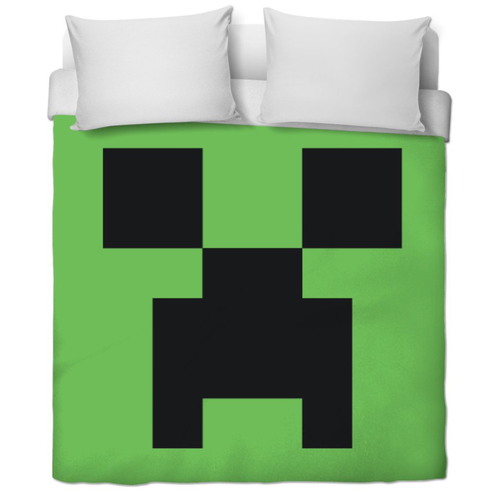 Minecraft Creeper Duvet Cover