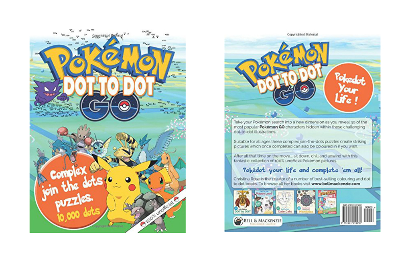 Pokemon Go Dot-to-Dot Puzzle Book