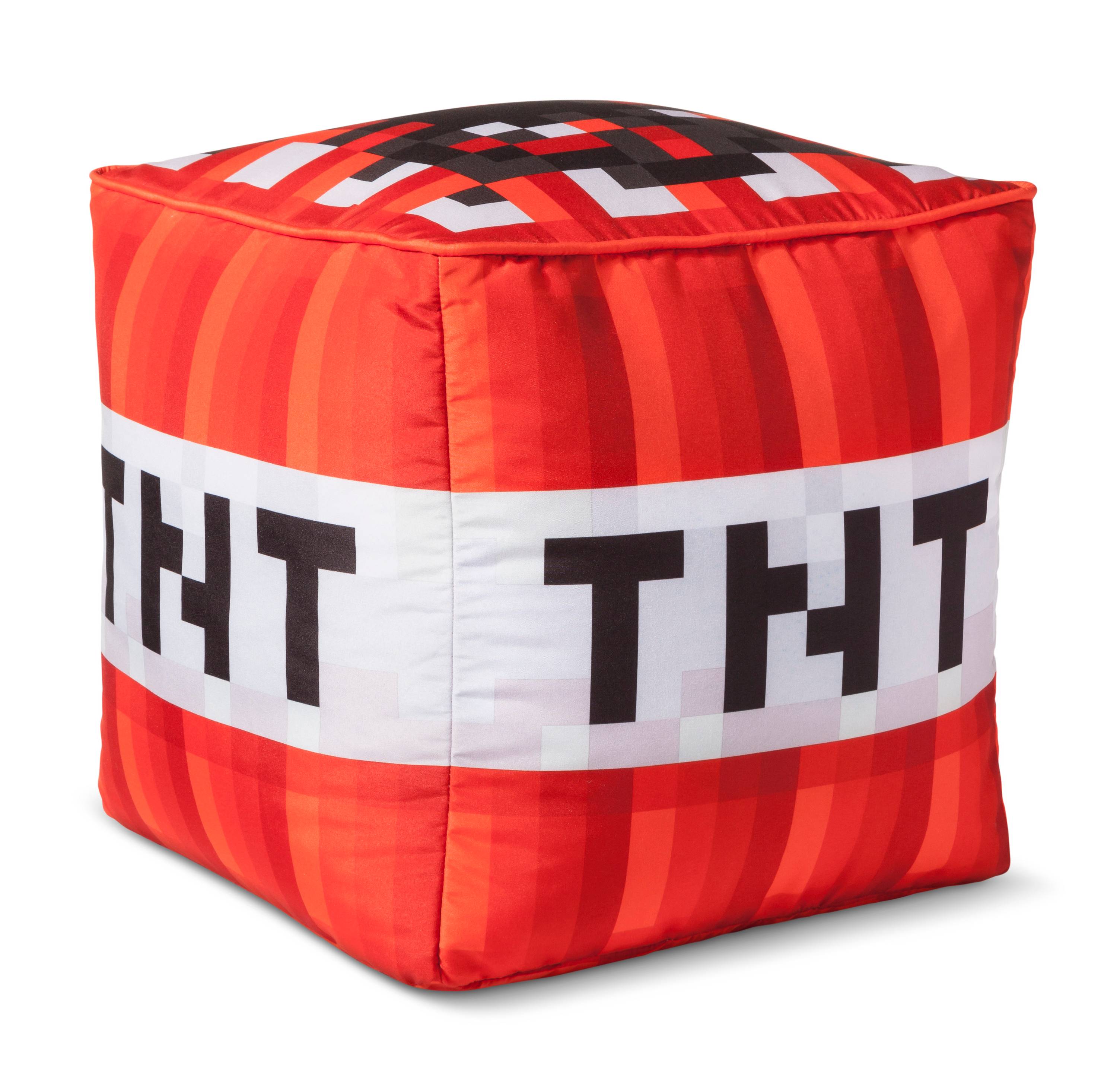 TNT Minecraft Bedroom Cube Cushion