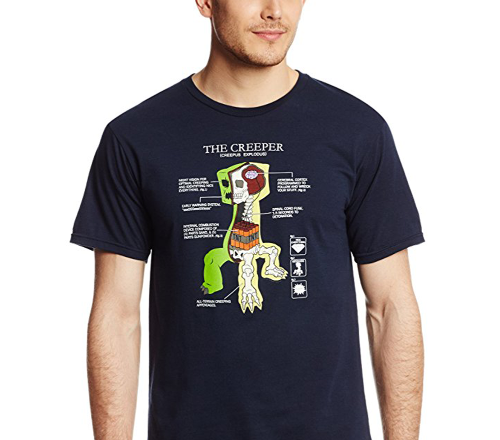 Minecraft Creeper Anatomy Shirt