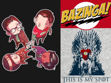 Big Bang Theory Shirts Feature Image