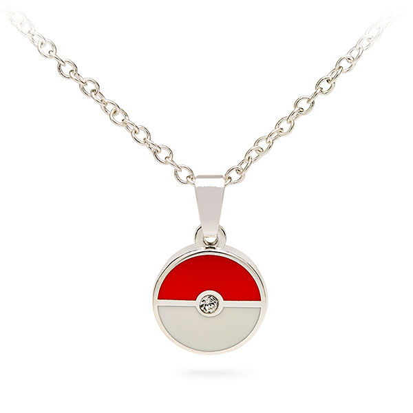 Poké Ball Crystal Necklace