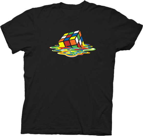 Melting Rubik's Cube Shirt