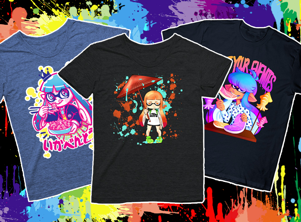 splatoon all shirts