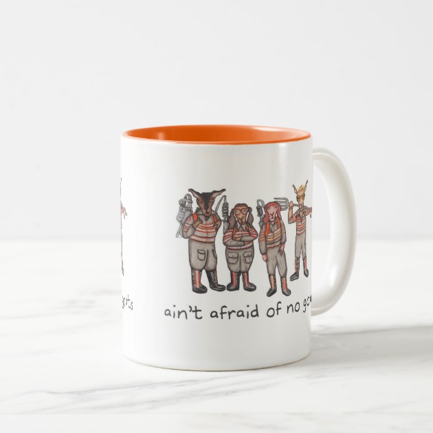 Ain't Afraid of No Goat Ghostbusters Mug