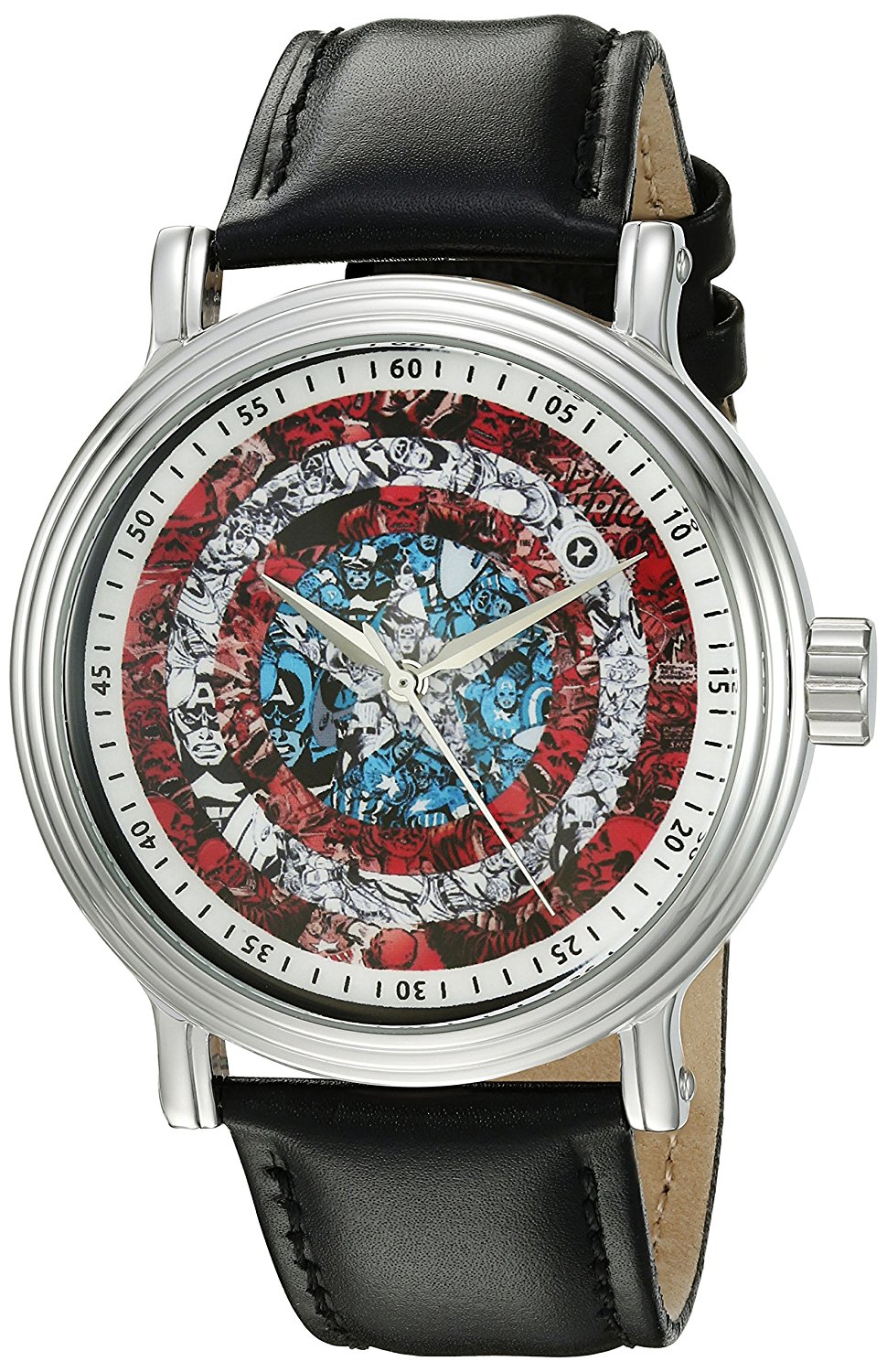 Analog Display Quartz Captain America Watch