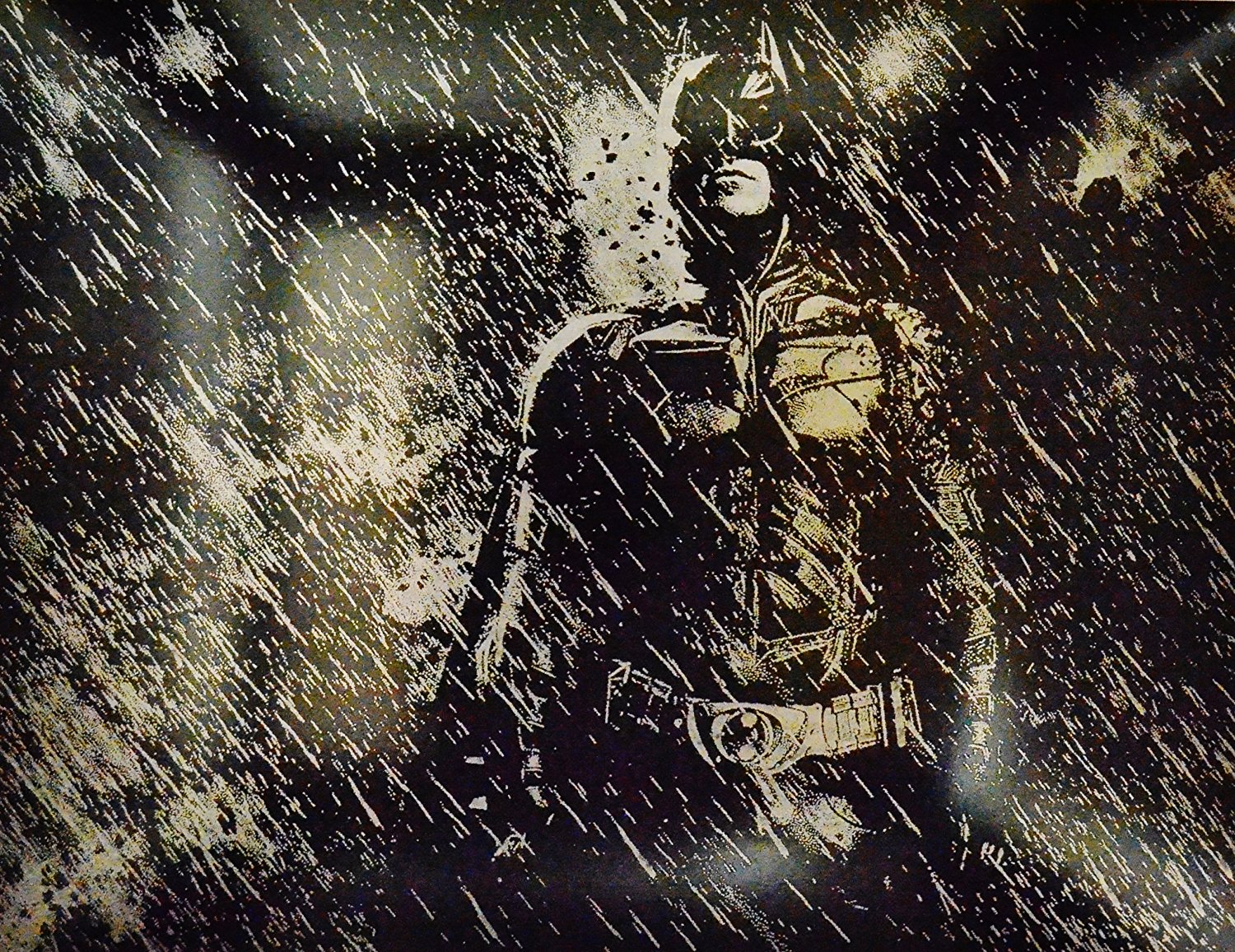 Metal Batman Painting