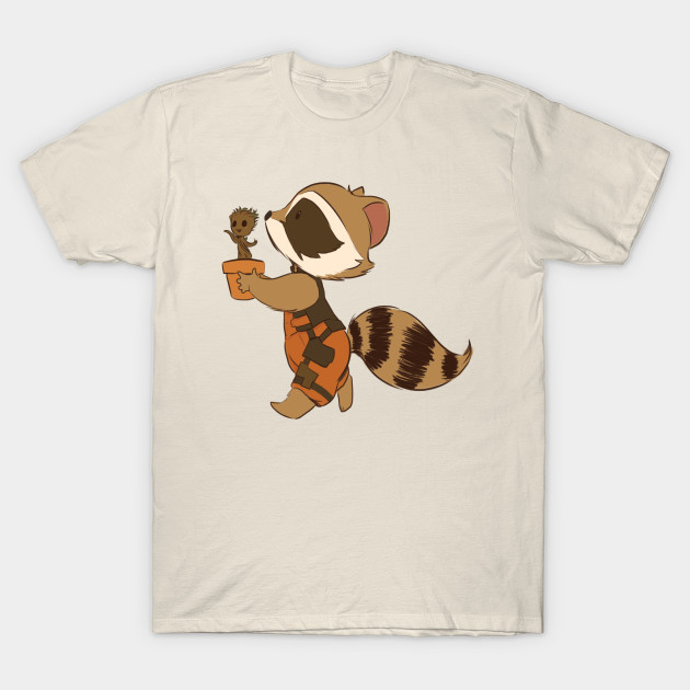 Cute Rocket and Groot Shirt