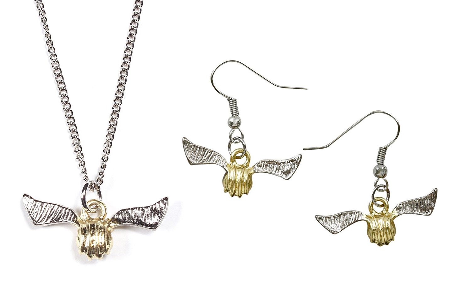 Golden Snitch Necklace and Earrings