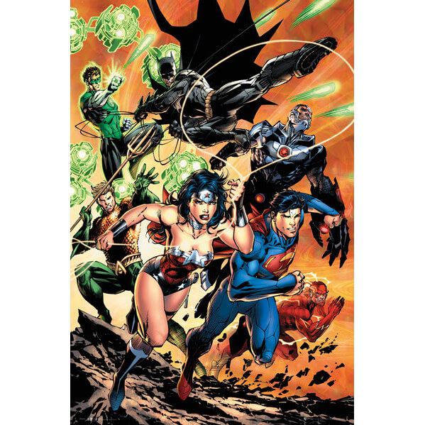 Justice League Charging Poster