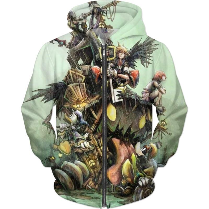 Kingdom Hearts 3 All Over Printed Hoodie