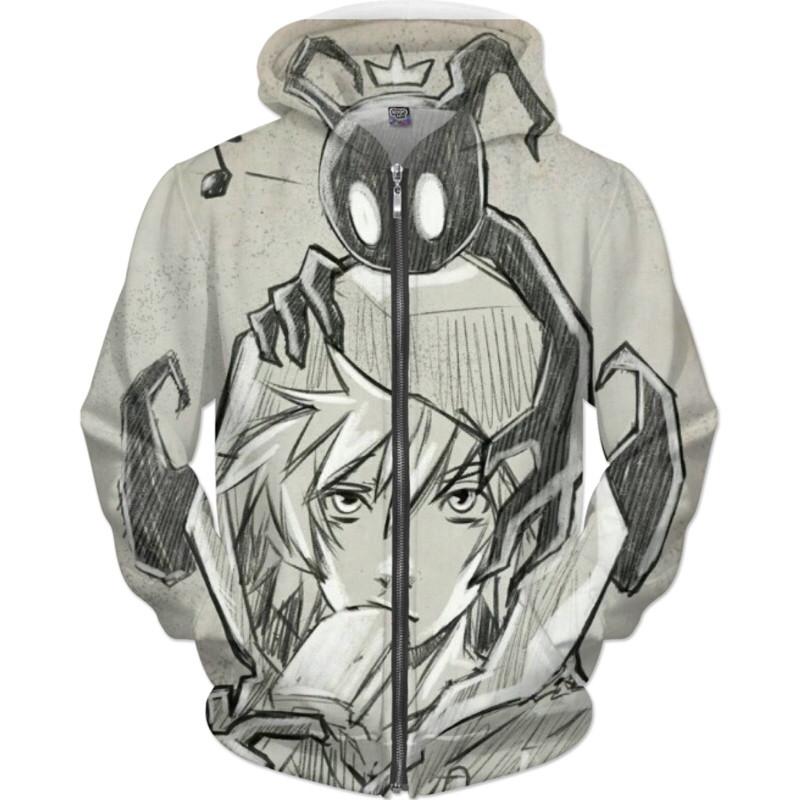 Kingdom Hearts 3 Sketch Hoodie