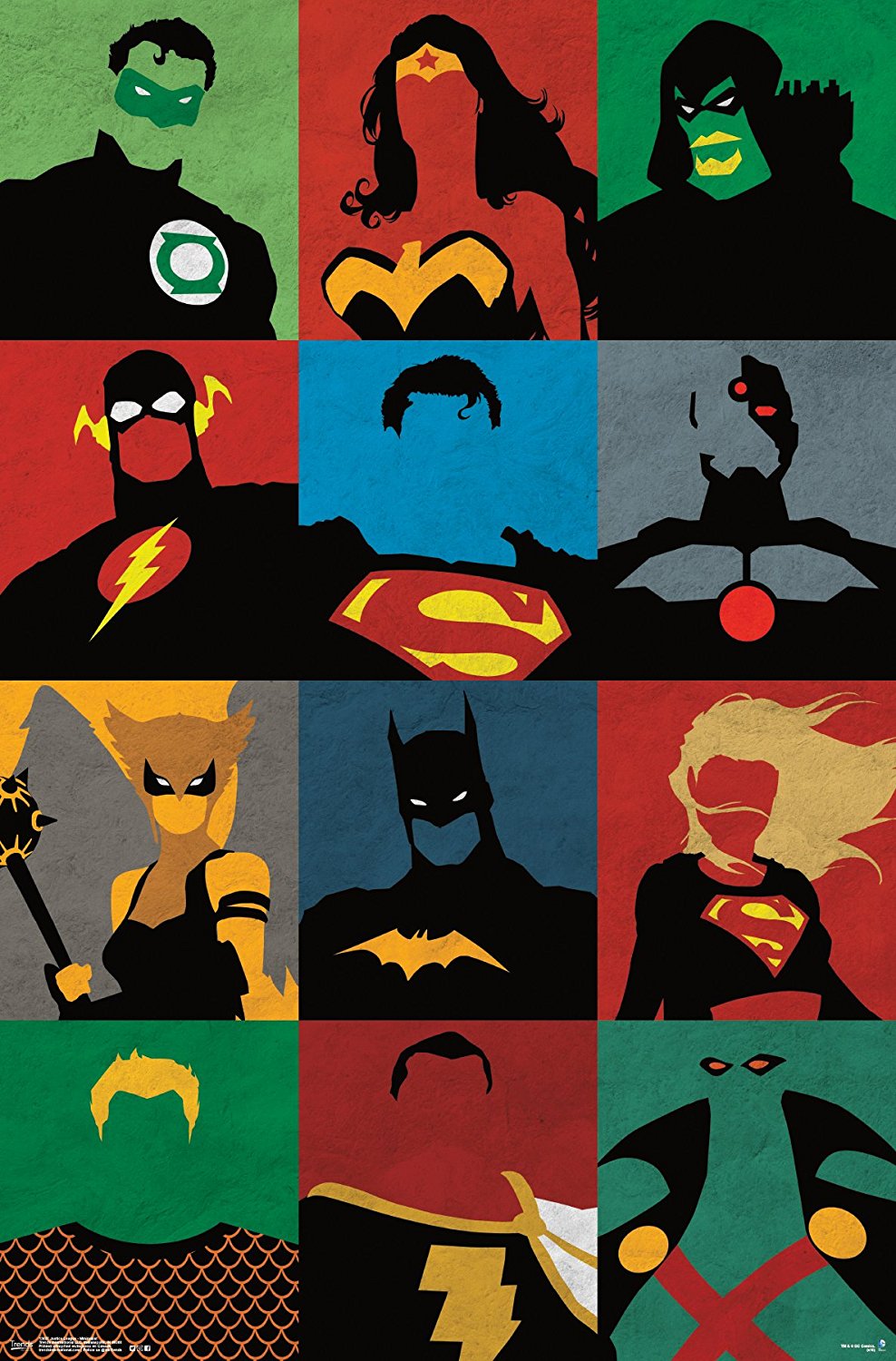 Minimalist Justice League Poster