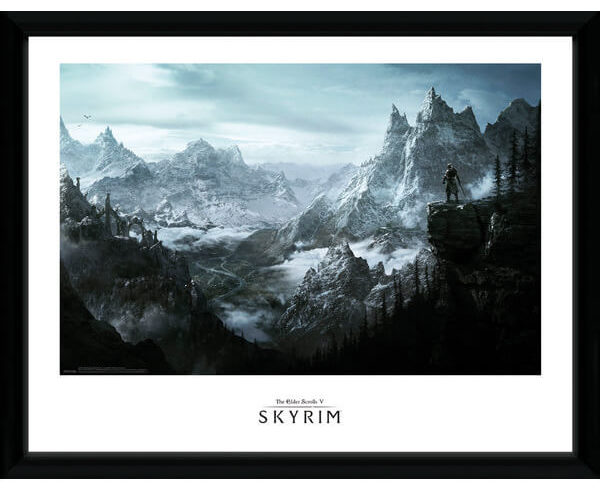 Framed Skyrim Vista