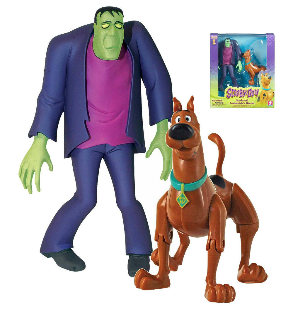 Scooby Doo and Frankenstein's Monster Figures