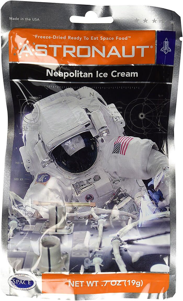 Astronaut Neapolitan Ice Cream