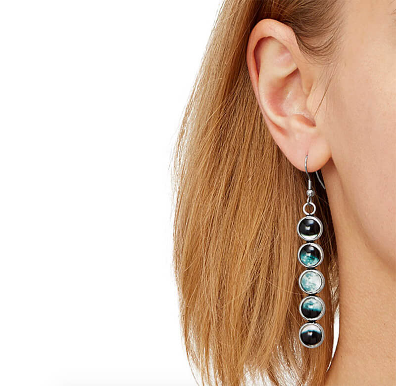 Moon Phase Earrings