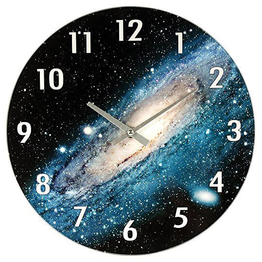 Space Galaxy Wall Clock