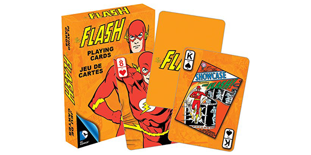 Retro The Flash Playing Cards