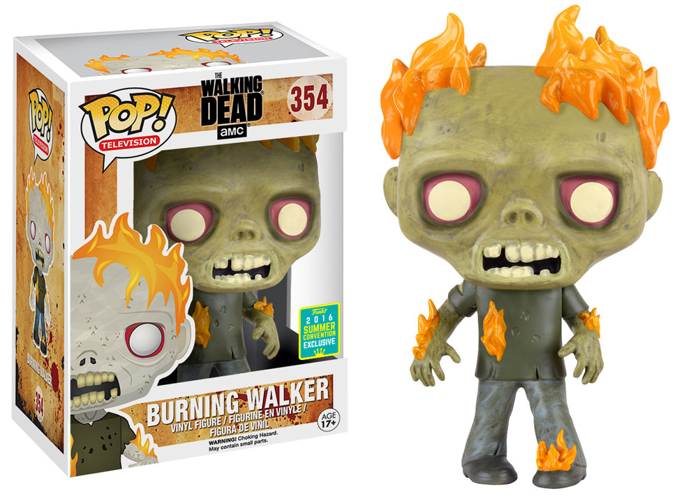 Funko Pop The Walking Dead Burning walker