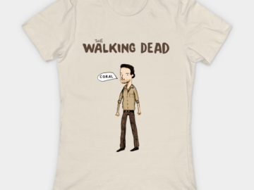 Coral funny Rick Grimes shirt