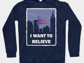 X Files Spider-Man Mashup hoodie