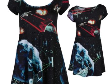 Starship battle Star Wars dress