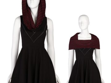 Imperial cowl Star Wars dress