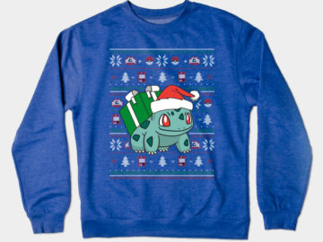 Bulbasaur Christmas sweater