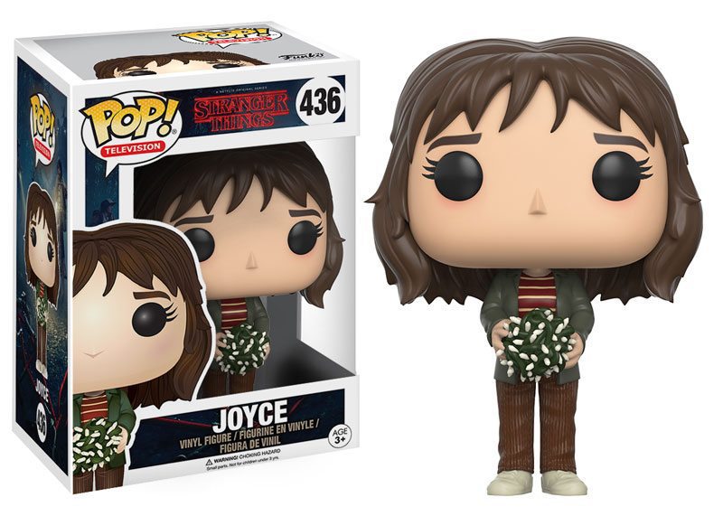 Joyce with her lights pop vinyl