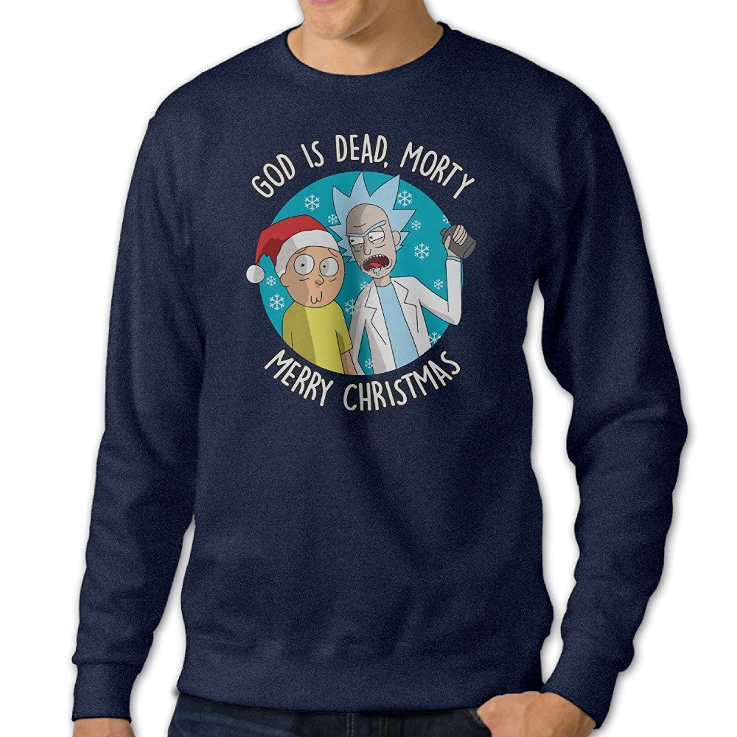 God is Dead Rick and Morty sweater