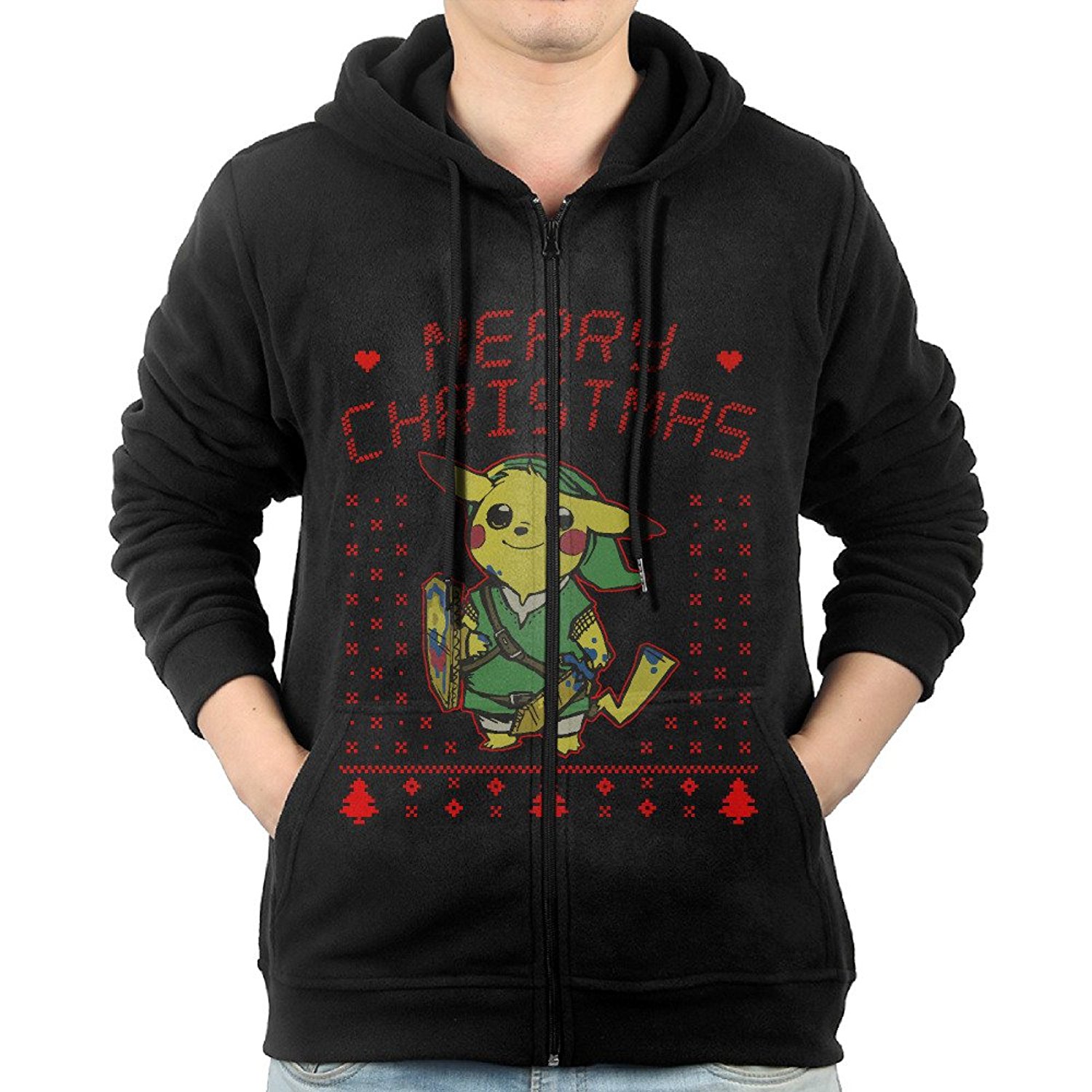 Pokemon Zelda Christmas hoodie