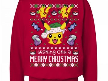 Wishing Chu Pokemon Xmas sweater