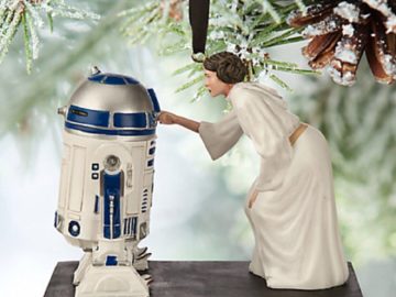 Princess Leia R2-D2 Christmas Tree Ornament