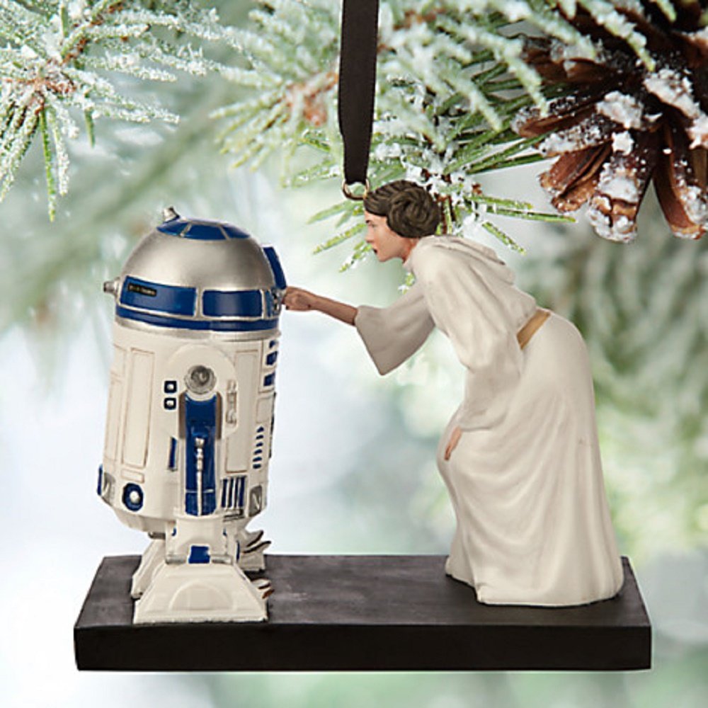 Princess Leia R2-D2 Christmas Tree Ornament