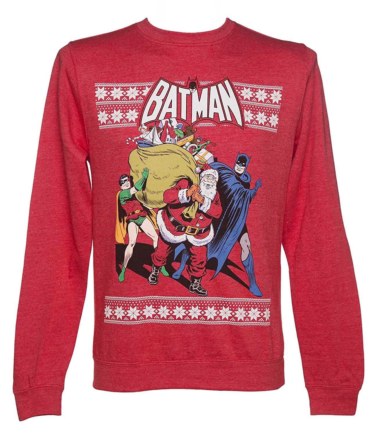 Batman and Robin Christmas sweater