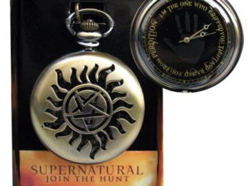 Protection Symbol Supernatural Pocket Watch