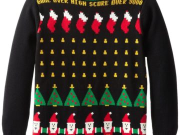 Space Invaders geek Christmas sweater