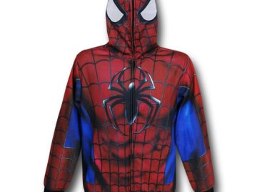 Spiderman costume hoodie