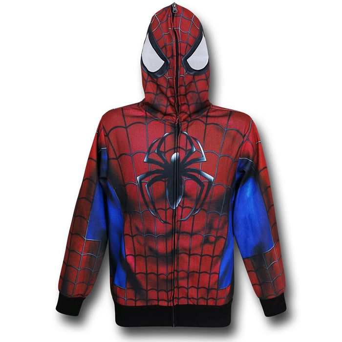 Spiderman costume hoodie