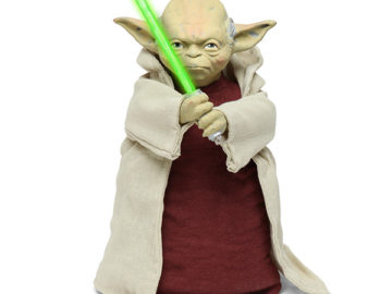 Light up Yoda tree topper