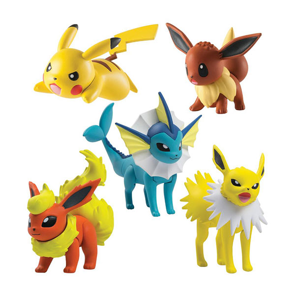 5 pack of Pokemon action figures