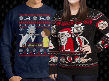 Rick and Morty Christmas Sweater Feature Image