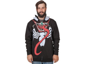 Venom full mask hoodie